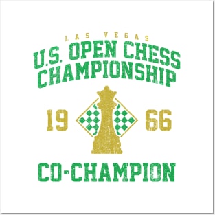 1966 US Open Chess Championship Co-Champion (Variant) Posters and Art